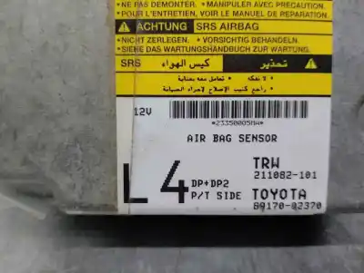 Автозапчасти б/у блок управления подушками безопасности за toyota corolla (_e12_) 2.0 d-4d (cde120r_, cde120l_) ссылки oem iam 8917002370  211082101