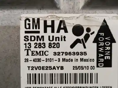 Автозапчасти б/у блок управления подушками безопасности за opel corsa d 1.3 16v cdti ссылки oem iam 13283820  327963935