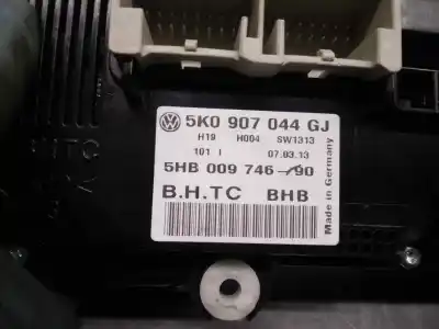 Second-hand car spare part climate control for volkswagen caddy ka/kb (2c) 1.6 tdi oem iam references 5k0907044gj  