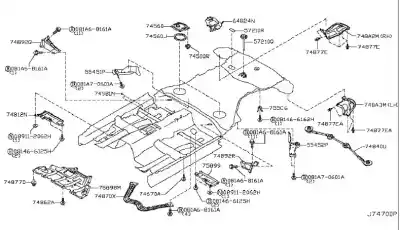 Автозапчастина б/у задні модинги для infiniti fx 3.7 v6 (320 cv) 3.7 v6 посилання на oem iam 748a31ca0a  