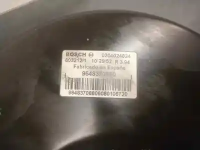 Peça sobressalente para automóvel em segunda mão servo freio por citroen berlingo 1.9 d multispace referências oem iam 9648370880  0204024824