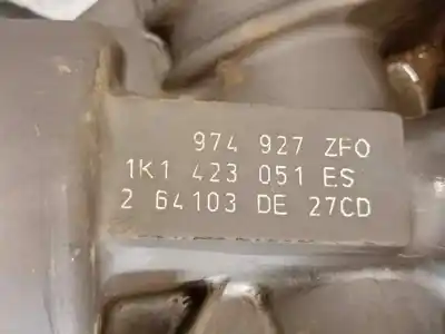 Автозапчастина б/у рульмова рейка для volkswagen caddy ka/kb (2c) 1.6 tdi посилання на oem iam 1k0909144p  