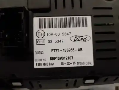 İkinci el araba yedek parçası çok fonksiyonlu ekran için ford fiesta vi (cb1, ccn) 1.25 oem iam referansları et7t18b955ab  1885846