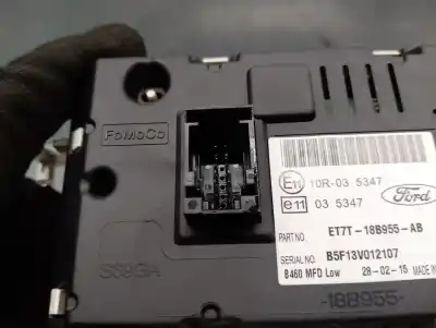 İkinci el araba yedek parçası çok fonksiyonlu ekran için ford fiesta vi (cb1, ccn) 1.25 oem iam referansları et7t18b955ab  1885846