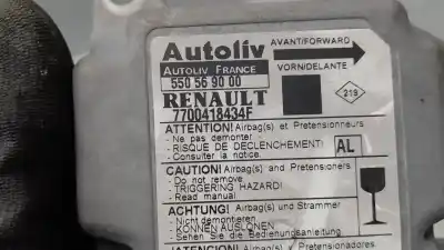Second-hand car spare part airbag control unit for renault megane i scenic (ja0) 1.9 dti diesel cat oem iam references 7700418434f  550569000