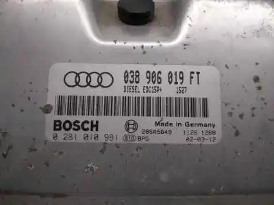 Автозапчастина б/у ебу контролер двигуна для audi a3 (8l) 1.9 tdi посилання на oem iam 038906019ft  0281010981