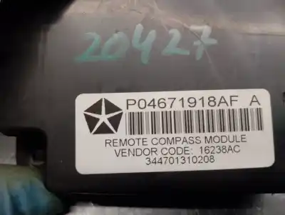 Pezzo di ricambio per auto di seconda mano modulo elettronico per dodge journey 2.0 crd riferimenti oem iam p04671918af  162384ac