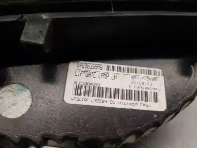 Second-hand car spare part left tailgate door light for dodge journey 2.0 crd oem iam references 04806369ab  