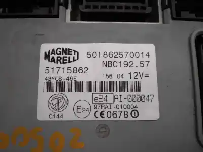 Second-hand car spare part fuse box unit for fiat stilo (192) 1.9 jtd cat oem iam references 51715862  501862570014