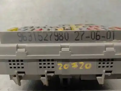 Second-hand car spare part fuse box unit for citroen jumpy i (u6u_) 2.0 hdi 95 oem iam references 9631527980  