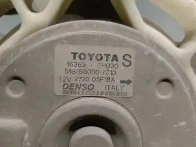 Peça sobressalente para automóvel em segunda mão termoventilador elétrico por toyota corolla (e12) 1.6 16v referências oem iam 163630h030  ms1680007010