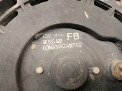 Peça sobressalente para automóvel em segunda mão termoventilador elétrico por daewoo kalos (klas) 1.2 referências oem iam 96536522  
