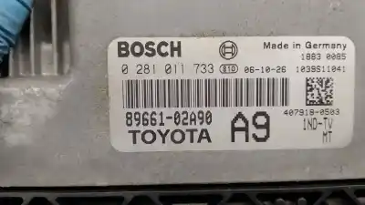 Second-hand car spare part ecu engine control for toyota corolla (_e12_) 1.4 d (nde120_) oem iam references 8966102a90  0281011733