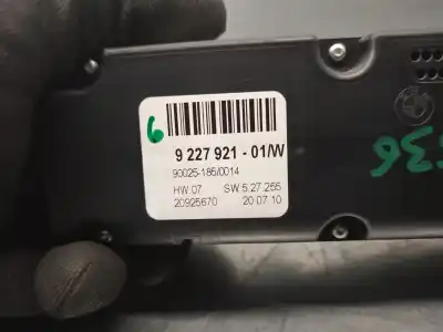 Peça sobressalente para automóvel em segunda mão comando de sofagem (chauffage / ar condicionado) por bmw x5 (e70) 3.0 turbodiesel referências oem iam 922792101  20925670