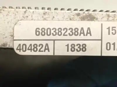 Second-hand car spare part water radiator for dodge journey 2.0 crd oem iam references 68038238aa  40482a