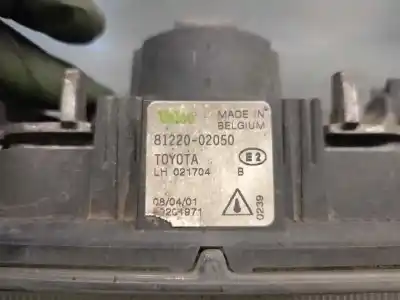 Peça sobressalente para automóvel em segunda mão farol / projetor de nevoeiro esquerdo por toyota corolla (_e12_) 2.0 d-4d (cde120_) referências oem iam 8122002050  8122002050