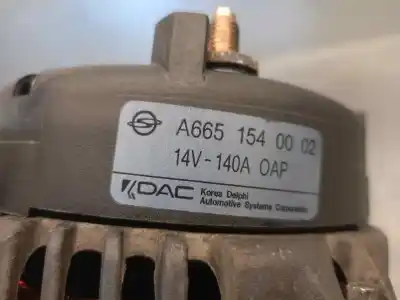 Second-hand car spare part alternator for ssangyong rexton 2.7 turbodiesel cat oem iam references a6651540002  