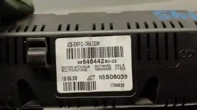 Автозапчастина б/у багатофункційний дисплей для peugeot 207/207+ (wa_, wc_) 1.6 16v vti посилання на oem iam 9664644280  ns508039