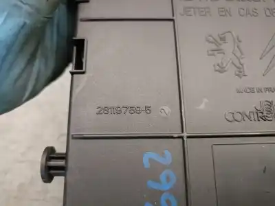 Second-hand car spare part fuse box unit for citroen c8 2.0 hdi premier oem iam references 281197595  281197595