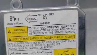 Pezzo di ricambio per auto di seconda mano centralina airbag per daewoo matiz 0.8 cat riferimenti oem iam 96644505  7088881