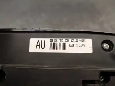 Автозапчастина б/у клімат-контроль для opel insignia a (g09) 2.0 cdti 4x4 (68) посилання на oem iam 13277870  