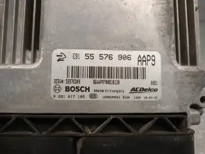 Автозапчастина б/у ебу контролер двигуна для opel insignia a (g09) 2.0 cdti 4x4 (68) посилання на oem iam 55576906  0281017105
