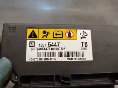 Автозапчастина б/у блок управління подушками безпеки для opel insignia a (g09) 2.0 cdti 4x4 (68) посилання на oem iam 13575447  404376b6