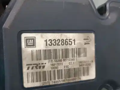 Автозапчастина б/у абс для opel insignia a (g09) 2.0 cdti 4x4 (68) посилання на oem iam 530001 133228651 gm 530001