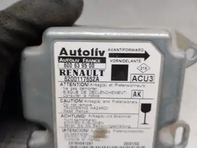 Second-hand car spare part airbag control unit for renault scenic rx4 (ja0) 1.9 dci salomon oem iam references 8200117652a 600639500 autoliv 
