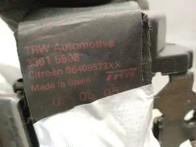 Автозапчасти б/у задний правый ремень безопасности за citroen c3 1.6 16v hdi fap ссылки oem iam 96408573xx trw 33015508 8975tz