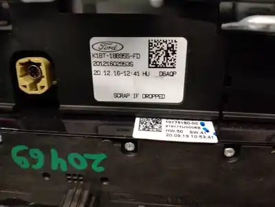 Автозапчасти б/у многофункциональный дисплей за ford puma 1.0 ecoboost cat ссылки oem iam k1bt18b955fd 20121602953s 2517283