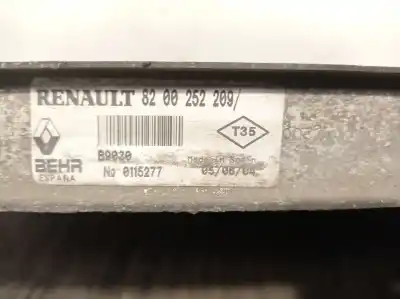 Second-hand car spare part intercooler for renault clio ii fase ii (b/cb0) 1.5 dci diesel oem iam references 8200252209 b9030 behr 