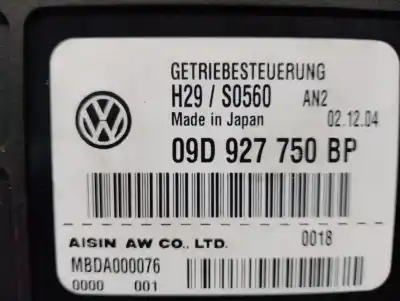 Piesă de schimb auto la mâna a doua unitate de control cutie automatã pentru volkswagen touareg (7la, 7l6, 7l7) 2.5 r5 tdi referințe oem iam 09d927750bp  