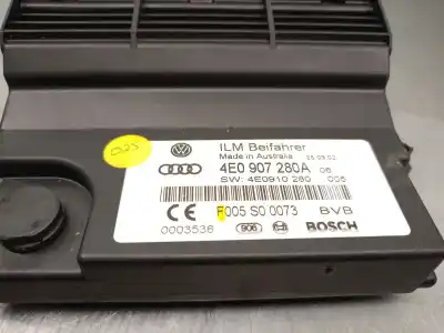 Pièce détachée automobile d'occasion module électronique pour audi a8 (4e2) 4.2 quattro références oem iam 4e0907280a f005s00073 bosch 
