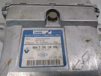 Second-hand car spare part ecu engine control for renault clio ii fase i (b/cbo) 1.9 d alize oem iam references 7700104956 80761h lucas 