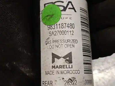 Автозапчастина б/у амортизатор задній лівий для peugeot 208 ii (ub_, up_, uw_, uj_) 1.2 puretech 100 посилання на oem iam 9831187480 sa27000112 marelli 9831187480