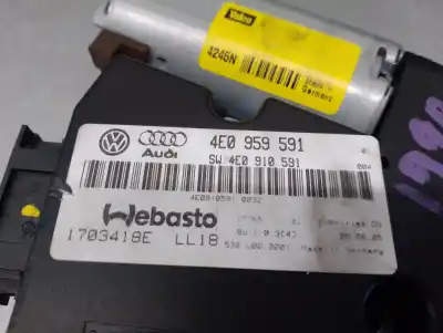 Автозапчастина б/у електричний двиг на дах для audi a8 (4e2) 4.2 quattro посилання на oem iam 4e0959591 1703418e webasto 4e0959591