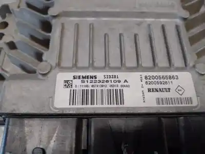 Pezzo di ricambio per auto di seconda mano centralina motore per renault megane ii sedán (lm0/1_) 1.5 dci (lm1e) riferimenti oem iam 8200565863 s122326109a siemens 