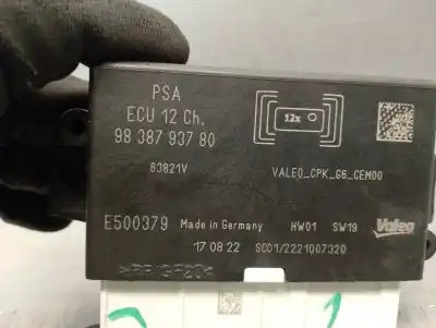 Автозапчастина б/у електронний модуль для peugeot 208 ii (ub_, up_, uw_, uj_) 1.2 puretech 100 посилання на oem iam 9838793780 e500379 valeo 