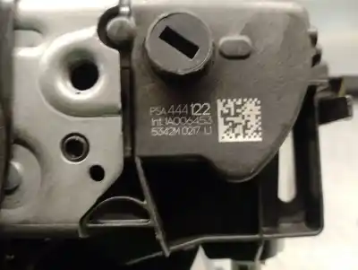 Автозапчастина б/у замок передніх дверей лівий для peugeot 208 ii (ub_, up_, uw_, uj_) 1.2 puretech 100 посилання на oem iam 9844412280 psa444122 9844412280