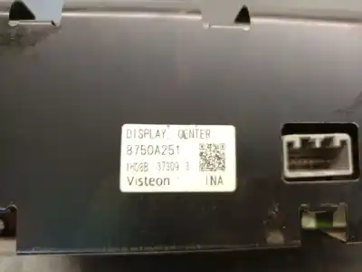 Автозапчастина б/у багатофункційний дисплей для mitsubishi montero (v80/v90) 3.2 di-d intense посилання на oem iam 8750a251  8750a251