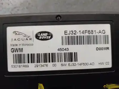 Автозапчастина б/у модуль комфорт для land rover range rover evoque (l538) 2.2 d 4x4 посилання на oem iam ej3214f681ag jaguar gwm45043 lr071383