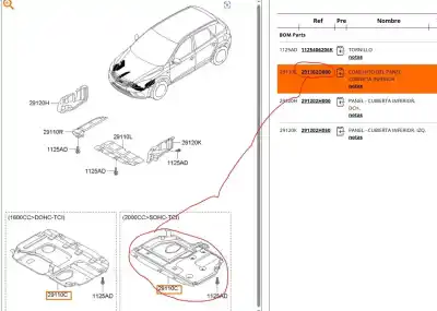 Piesă de schimb auto la mâna a doua scut motor pentru kia pro cee´d (ed) 1.6 crdi 90 referințe oem iam 2911020000  291102q000