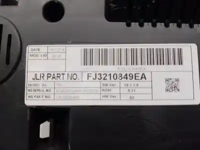 Автозапчастина б/у панель інструментів для land rover range rover evoque (l538) 2.2 d 4x4 посилання на oem iam fj3210849ea  lr071350