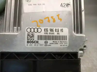 Автозапчастина б/у ебу контролер двигуна для audi a6 c6 (4f2) 2.0 tdi посилання на oem iam 03g906016hs 0281012557 bosch 03g906016hs