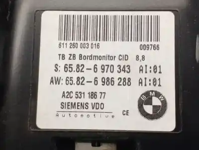 Second-hand car spare part multifunction display for bmw 5 touring (e61) 525 xi oem iam references 65826970343 siemens vdo a2c53118677 65829193758