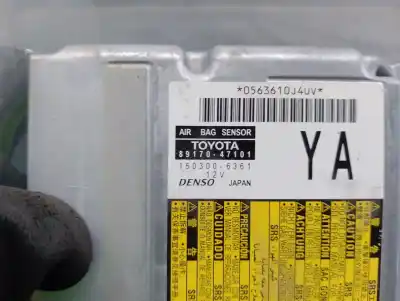 Pezzo di ricambio per auto di seconda mano centralina airbag per toyota prius (nhw30) 1.8 16v cat riferimenti oem iam 8917047101 1503006361 denso 