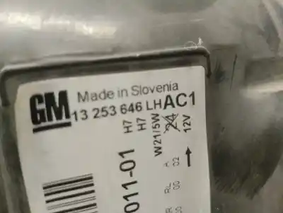 Peça sobressalente para automóvel em segunda mão farol / farolim esquerdo por opel astra j (p10) 1.7 cdti (68) referências oem iam 13253646  1216181