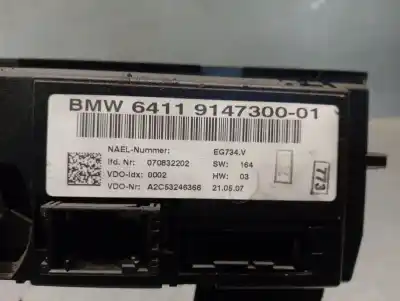 Peça sobressalente para automóvel em segunda mão comando de sofagem (chauffage / ar condicionado) por bmw 3 descapotable (e93) 320 i referências oem iam 64119147300 a2c53246366 vdo 64119199261