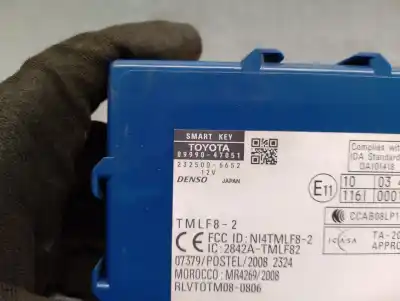 Автозапчастина б/у електронний модуль для toyota prius (nhw30) 1.8 16v cat посилання на oem iam 8999047051  2325006651